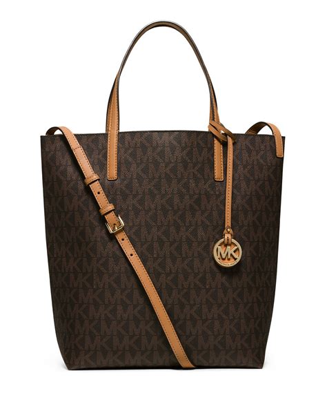 michael kors book bag brown|Michael Kors handbags tote brown.